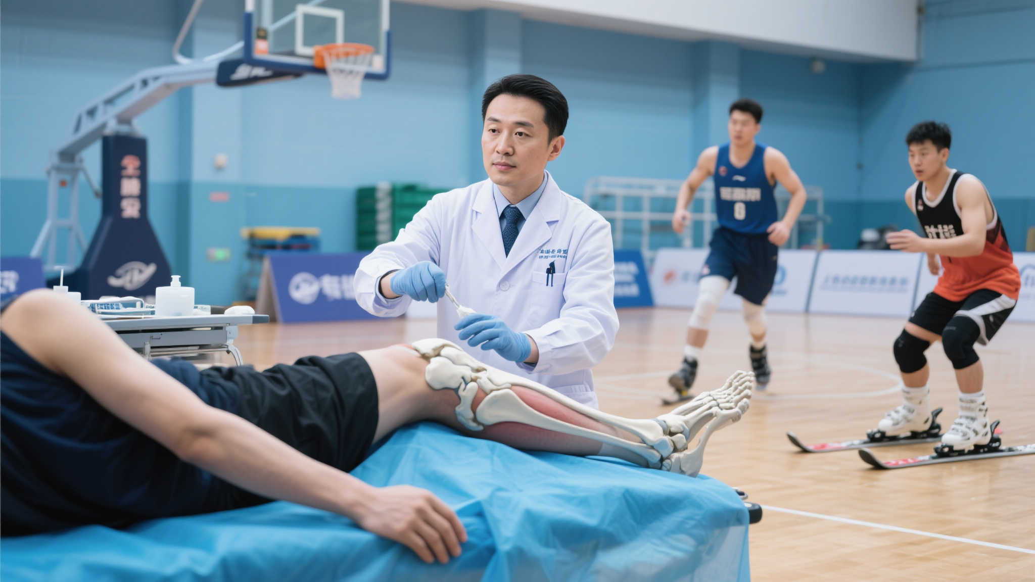 冠军背后的护航者:运动医学专家吴晔 职业体育是高强度、高风险领域,无论篮球、跑步还是滑
